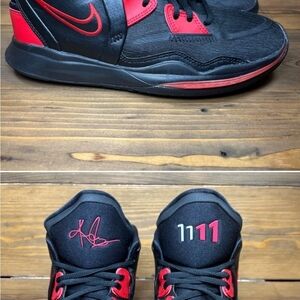 Nike Kids Black and Red Sneakers